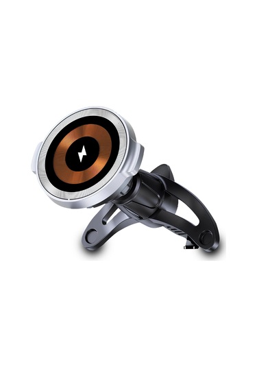 Phixi Force M18 15w Hızlı Şarj Kablosuz Araç Şarj Cihazı Tutucu, Manyetik Katlanabilir Telefon Tutucu