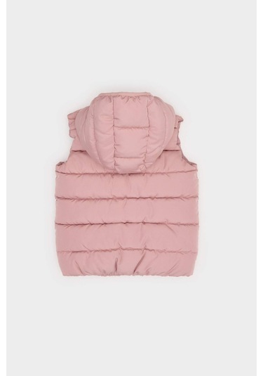 Defacto Kız Bebek Kapüşonlu Şişme Yelek A2475a525aubr86 Pembe