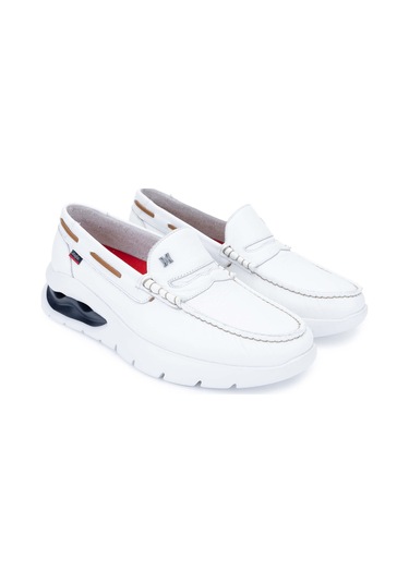 Callaghan Erkek Hakiki Deri Beyaz Casual Ayakkabı 618 47501 Erk Ayk Y22 Blanco Beyaz