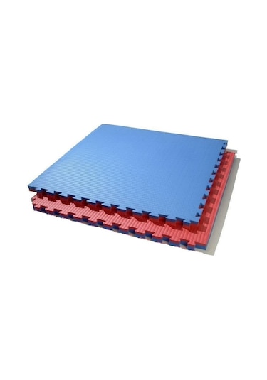 Tatami Minderi Mavi-kırmızı 100 100 26mm/ithal Kırmızı