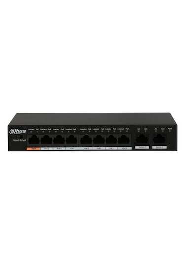 Dahua PFS3010-8ET-96 8 Port Poe Yönetilemez Switch