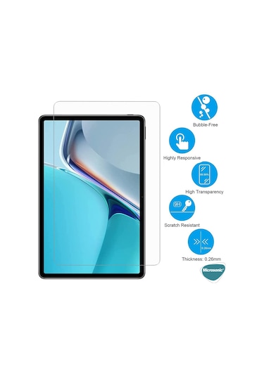 Microsonic Huawei Uyumlu MatePad 11 Tempered Glass Cam Ekran Koruyucu