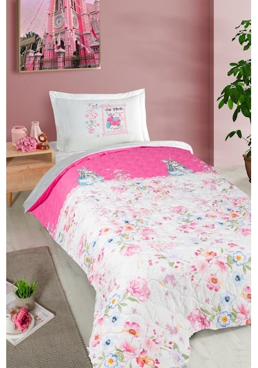 Kapitoneli Ranforce Genç Nevresim Takımı Bella Pudra