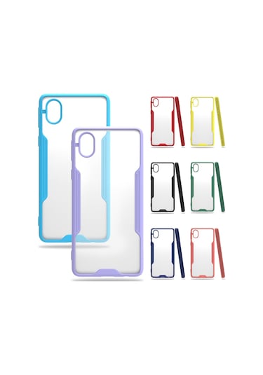 Samsung Galaxy A01 Core (A013) Kılıf Platin Matte Silikon Arka Kapak