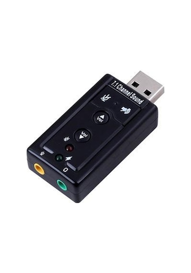 Azamex Usb 7.1 Kablolu Virtual 3d Harici PC Ses Kartı