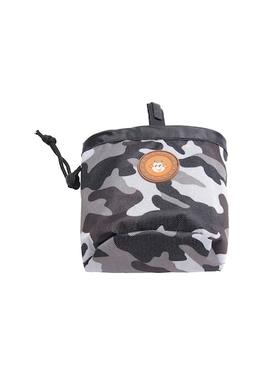 Çok Fonksiyonlu Pet Eğitimi Kamuflaj Aperatifler Çanta Taşınabilir Köpek Yürüyüş Kemer Çantası Siyah Beyaz