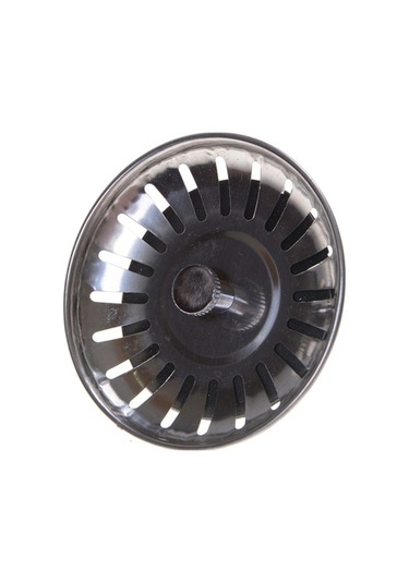 Bosphorusboutique02 Paslanmaz Çelik Banyo Süzgeci Kanal Kapağı Gri