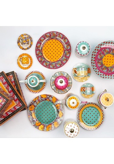 Lucky Art Elıana Bone 4lu Tabak Takımı 20cm Lyhd 577