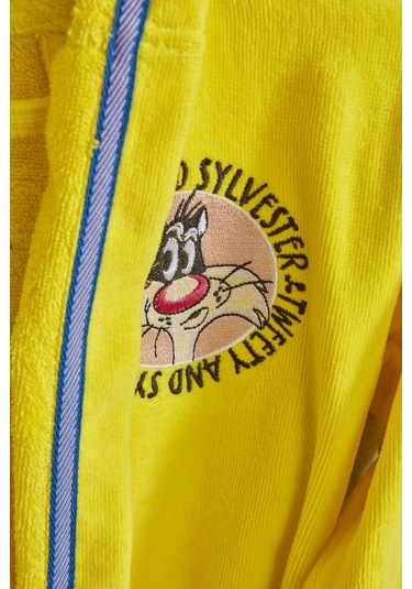 Karaca Home Looney Tunes Tweety Kapüşonlu Bornoz 4/6 Yaş 203.12.01.0011 Sarı