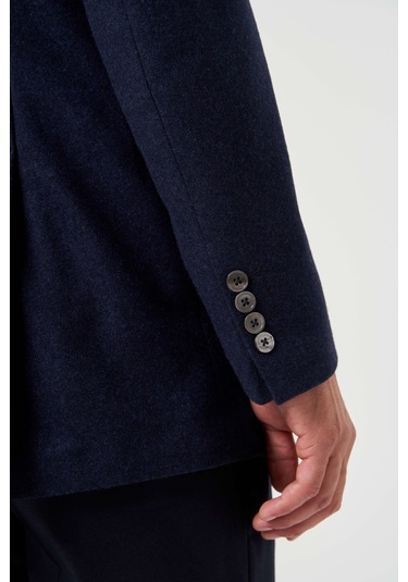 Bisse Erkek Mono Yaka 6 Drop Ceket Laci Pck23k23201 D39 Lacivert