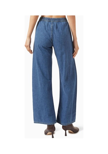 Eb Denim Eddie Bowed Jean - - Denim Kumaş - Şekilli Elegans İle Modern Tasarım Mavi