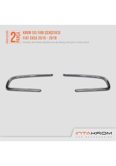 Fiat Egea Krom Sis Farı Çerçevesi 2 Prçr 2015 - 2020 Sd - Hb