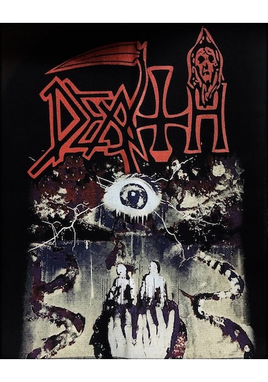 Zepplin Giyim Death Symbolic Büyük Sırt Patch Yama