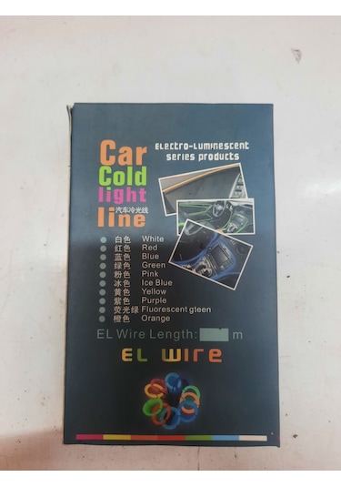 Car Cold Light Line Araç İçi Ambiyans Aydınlatma Beyaz