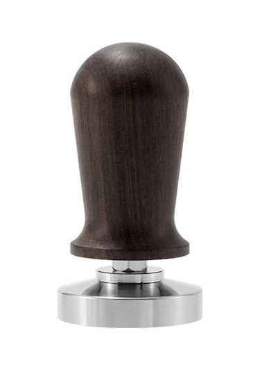 Suntek Kalibre Edilmiş Espresso Tamper Paslanmaz Çelik Taban Çoklu Uyumlu Aksesuarlar 51mm Koyu Kahverengi