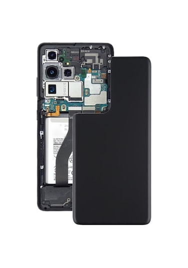 Cbtx Samsung Galaxy Uyumlu S21 Ultra 5g Pil Arka Kapağı Siyah İçin
