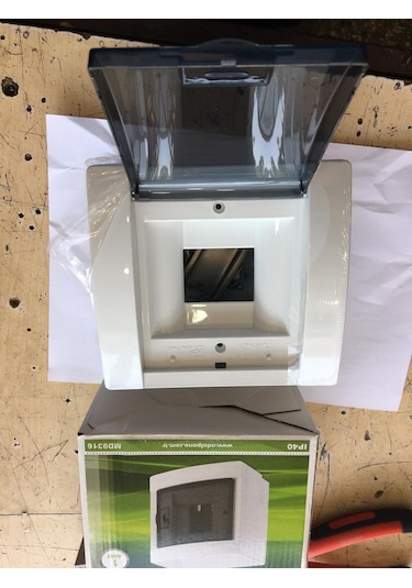 4'lü Sıva Üstü W Otomat Kutusu 140x97.5x150 MM Adal Pano