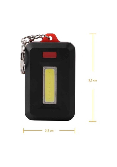 Ortam Aydınlatan 350 Lümen Anahtarlık  Wt-377 Siyah