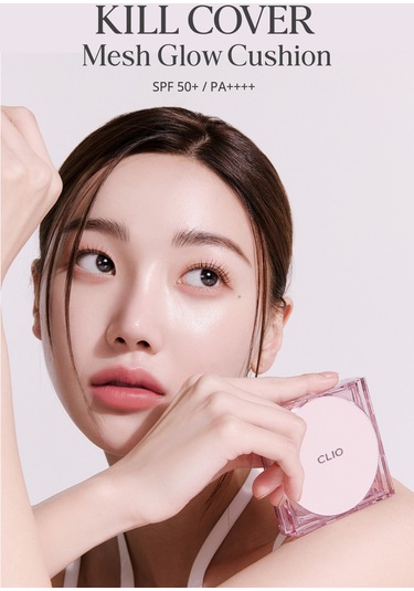 Clio Kill Cover Mesh Glow Cushion + Refill SPF50+ 3 Linen