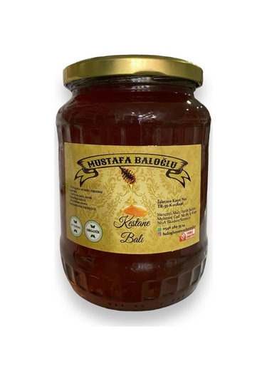 Mustafa Baloğlu Bal Ürünleri Karadeniz Hakiki Kestane Balı 950 G