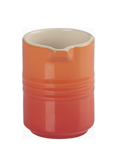 Le Creuset Küçük Seramik Sütlük Cezveler Turuncu