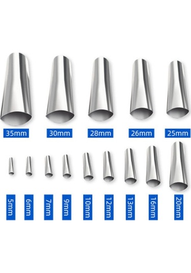 Dancemonkey 14 Adet Kalafatlama Sonlandırıcı Paslanmaz Çelik Tutkal Nozulu Sızdırmazlık Macu, Pratik Silikon Tabancası