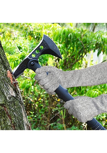 Homyl Kesilmeye Dayanıklı Eldivenler Yard Camping Için Xl