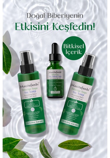 Mecitefendi Bukle Biberiye Saç Bakım Seti
