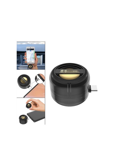 Homyl Usb-c Mini Telefon Hoparlörü Tak Ve Çalıştır, Siyah