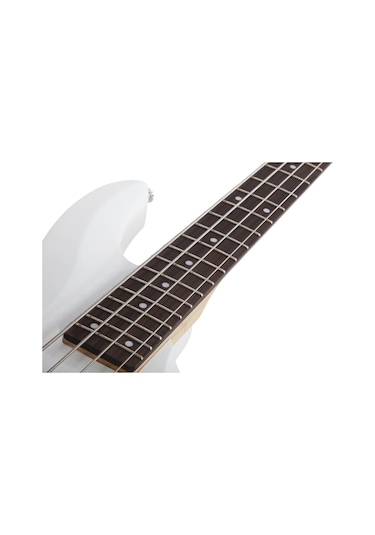 Schecter C-4 Deluxe Bas Gitar Satin White