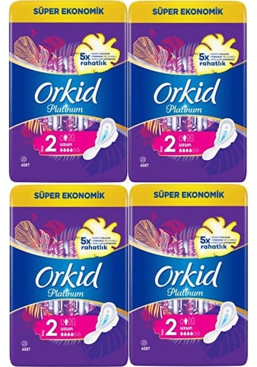 Platinum Hijyenik Ped 2 Boy Uzun 20'li 4 Adet