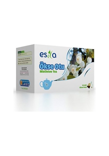 Esila Ökse Otu Bitki Süzen Poşet Çay 20 x 2 G