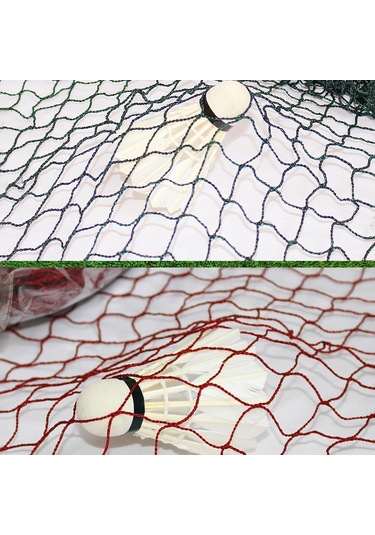 Profesyonel Taşınabilir Badminton Eğitim Filesi 6.1 M x 76 CM Yeşil