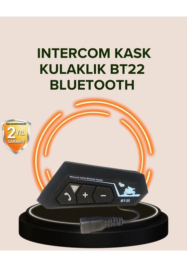 Bfs Bluetooth 5.0 Motosiklet Kask Kulaklık Eller Serbest Ve Müzik Özellikli