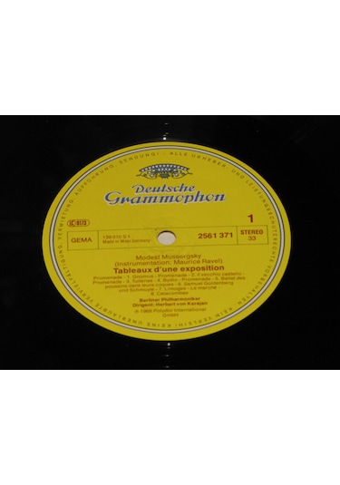 Mussorgsky - Ravel - Bolero / Herbert Von Karajan Berliner Philharmoniker - 33 Lp