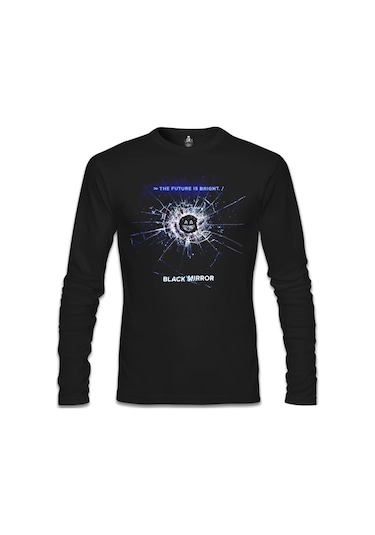 Black Mirror Siyah Erkek Sweatshirt