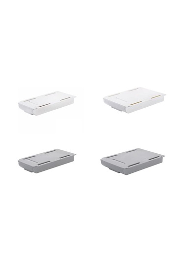 Beyaz Depolama Rafı Kendinden Yapışkanlı Kalem Tepsisi Masa Masa Depolama Çekmecesi Organiz Masa Altında Tezgah Altı Ürün 54326371