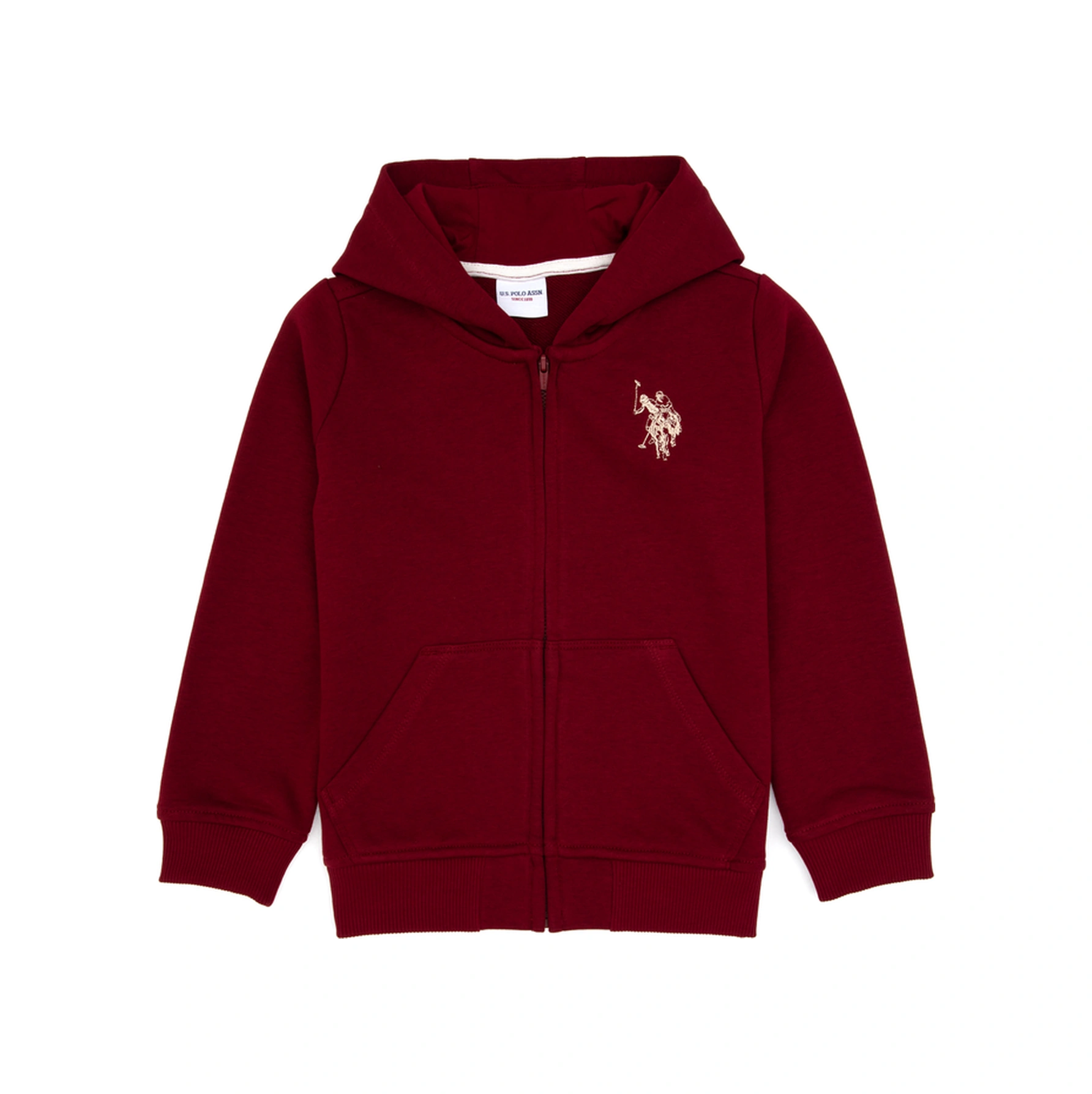 U.s. Polo Assn. Erkek Çocuk Bordo Hırka Örme 50316706-vr014 Bordo
