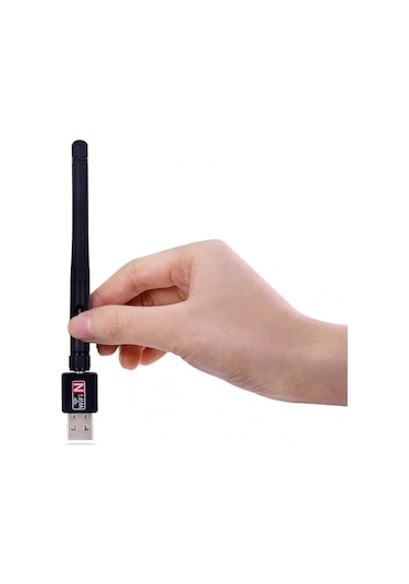 Wi-Fi USB Adaptör Wireles Alıcı 2.4 Ghz 300Mbps Laptop Pc Bilgisayar