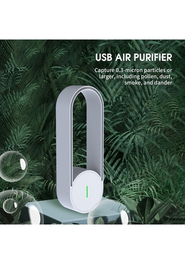 Fastbuy Hızlı Temizleme Hava净化器 30-40m², 99,7% Partikül Tutma, Mini Ev/ofis İçin, Usb Şarjlı, Turuncu Turuncu