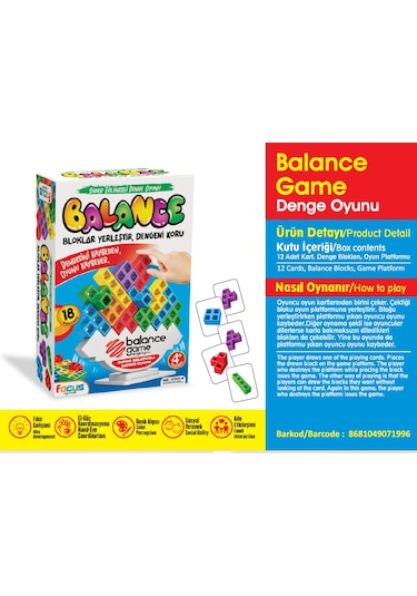 Focus Oyuncak Balance 7221 Denge Oyunu