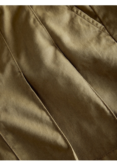 Jack & Jones Kadın Mini Boy Pileli Etek - Alexia - 12271679 Kelp Çok Renkli