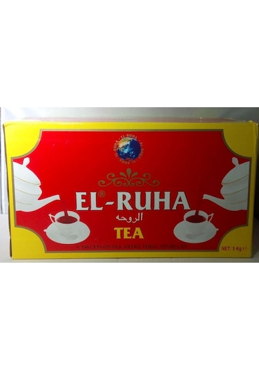 El-Ruha Extra İthal Siyah Dökme Çay 5 KG