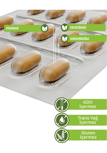Edk Enginar-devedikeni-karahindiba Kapsül