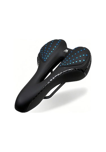 Mavi Bisiklet Lastiği, Jel Ve Poliüretan Malzeme, Orta Boşluklu, Kalın Ve Yumuşak, Dağ Bisikleti Ve Genel Kullanım, Konforlu Sınıf Mavi Mavi