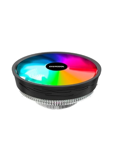 Evercool Cs-02 Rainbow Hava Soğutmalı Cpu Fan 12cm Fan,ıntel Lga1700/amd Am5