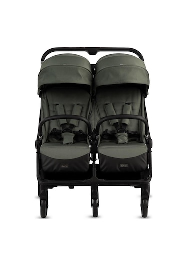 Kraft Duplo İkiz Bebek Arabası Yeşil