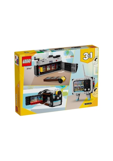 LEGO® Creator Retro Fotoğraf Makinesi 31147 8+ Yaratıcı Oyuncak Yapım Seti - 261 Parça