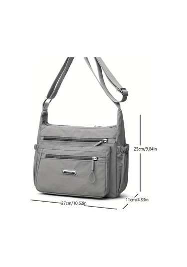 Oldfriend Weiluoda Kadın Sarı Hafif Çapraz Çanta, Ayarlanabilir Askı Ve Çok Bölmeli 331 Sarı