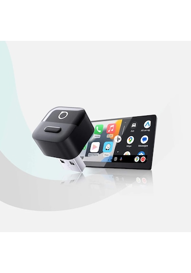 Mini Pico Android Ve Apple Cihazlar İçin Wireless/kablosuz Android Auto Ve Carplay Adaptörü Wi-fi 6,bt5.4,fota Upgrade Diğer